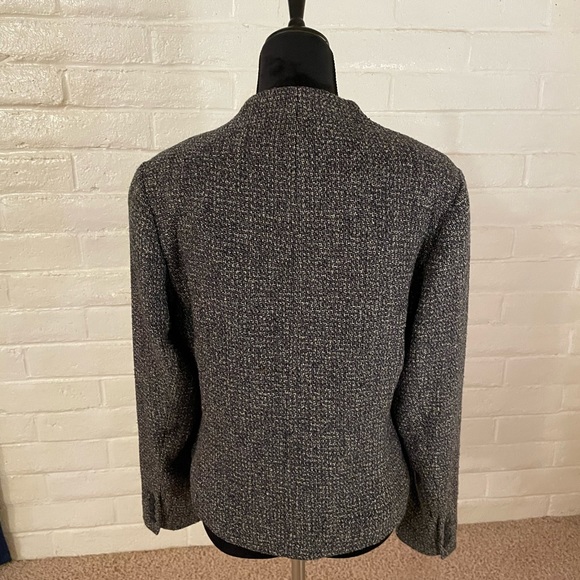 Coldwater Creek Tweed Collarless Jacket, size 14 - Picture 2 of 5